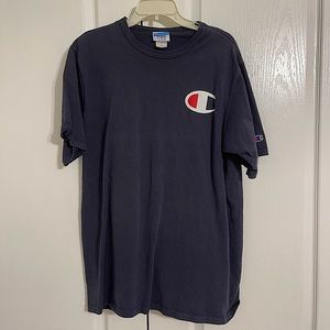 Mens Navy T Shirt Champion